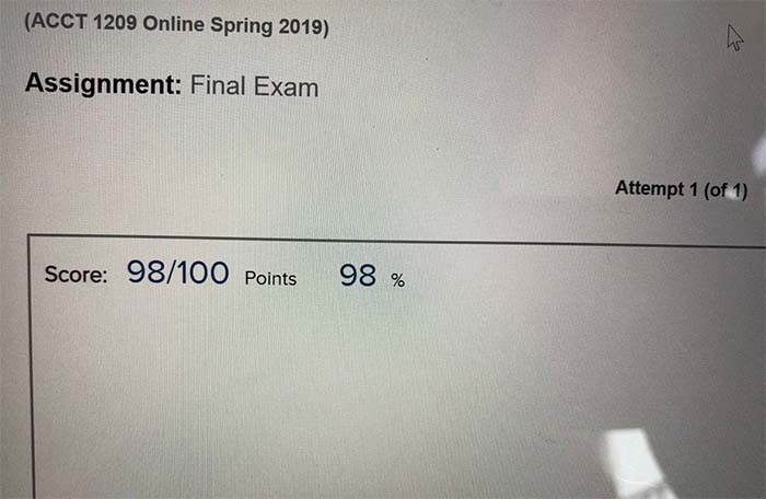 會(huì)計(jì)Exam代考案例