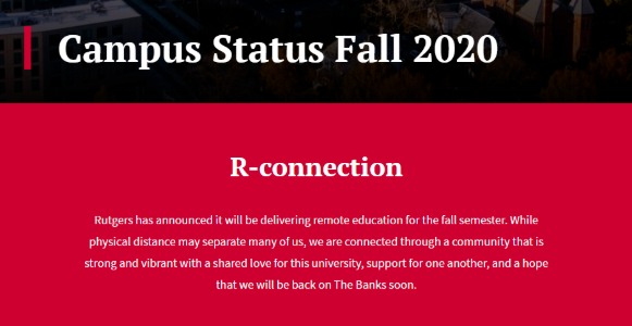 羅格斯大學學校通知